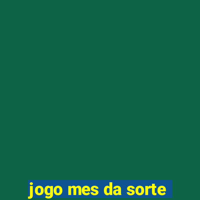 jogo mes da sorte